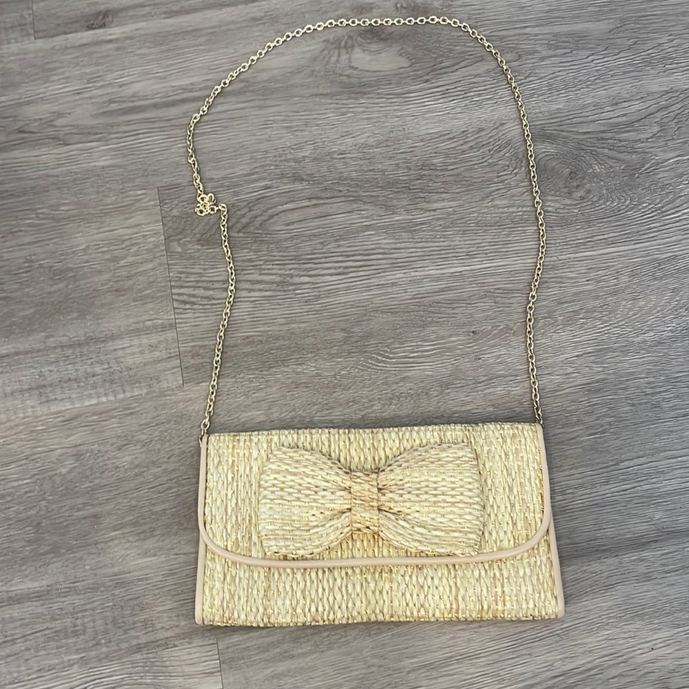 Aldo weaved bag clutch